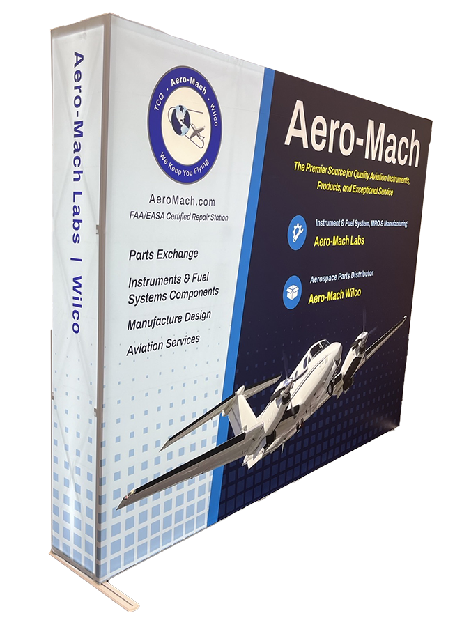 AeroMach Backlit Booth Side