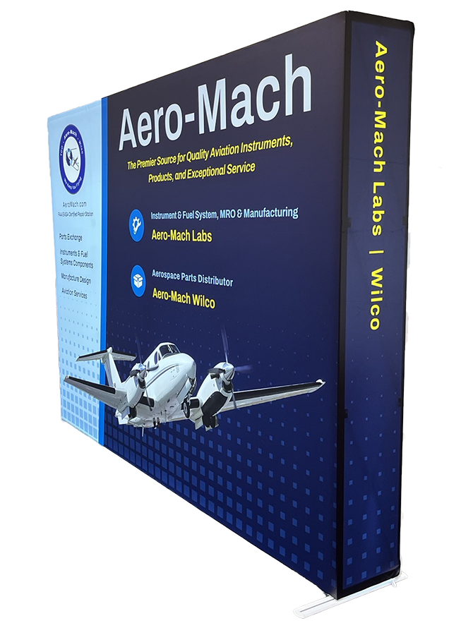 AeroMach Backlit Booth other side