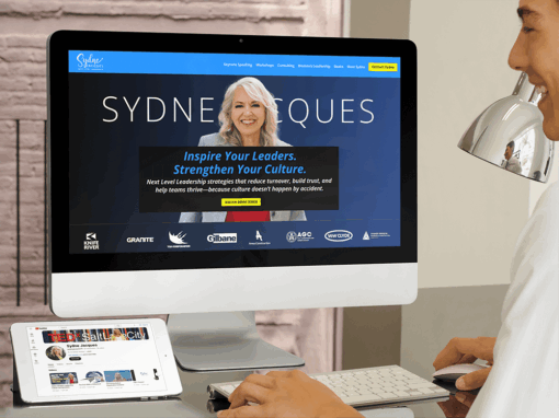 Speaker Website Design & Brand Realignment – Sydne Jacques